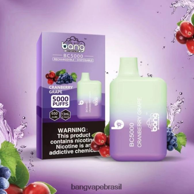 Bang Vape Box BC5000 Caneta 5% nic 5000 puffs tipo c recarregável - 8BDZ029 Bang Box Vape Flavors descartável
