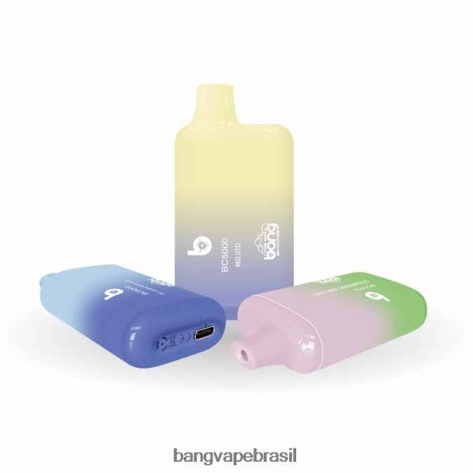 Bang Vape Box BC5000 Caneta 5% nic 5000 puffs tipo c recarregável - 8BDZ029 Bang Box Vape Flavors descartável