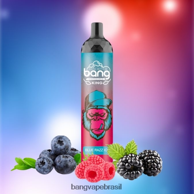 Bang Vape King 6000 baforadas 5% nic recarregável tipo-c - 8BDZ028 Bang Vape Flavors descartável