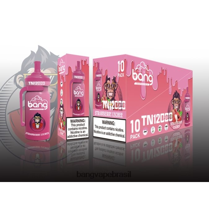 Bang Vape TN12000 cápsula com bobina de malha - 8BDZ025 Vape Gang Flavors descartável