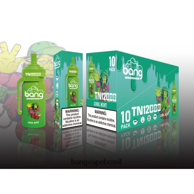 Bang Vape TN12000 cápsula com bobina de malha - 8BDZ025 Vape Gang Flavors descartável