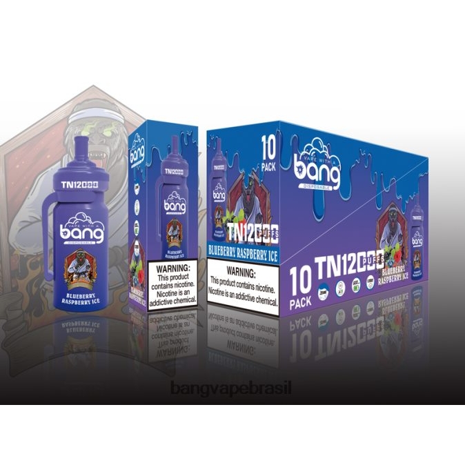 Bang Vape TN12000 cápsula com bobina de malha - 8BDZ025 Vape Gang Flavors descartável