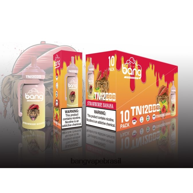 Bang Vape TN12000 cápsula com bobina de malha - 8BDZ025 Vape Gang Flavors descartável