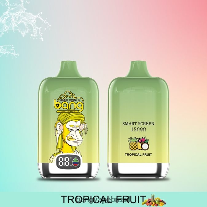 Bang Vape Digital Smart Screen 15.000 baforadas 25ml - 8BDZ0211 Vape Gang Brasil descartável