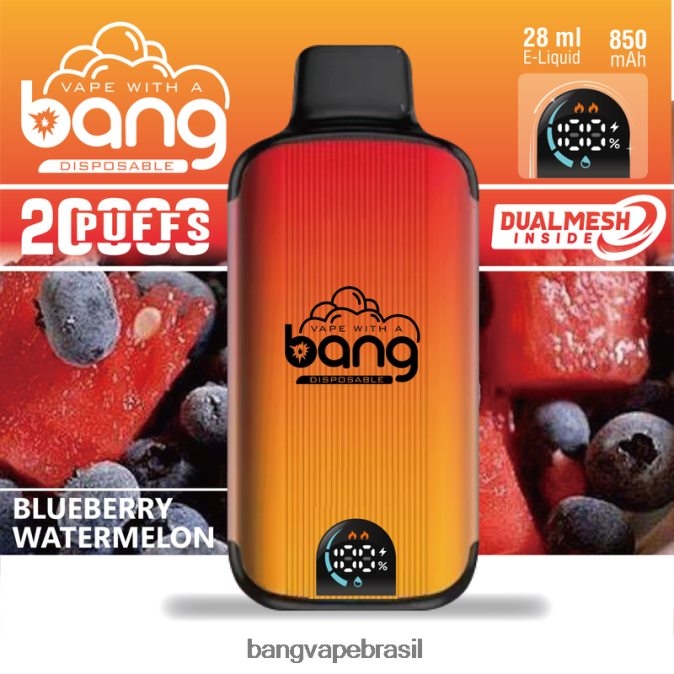 Bang Vape Digital Smart Screen 20.000 baforadas - 8BDZ023 Vape Gang Disposables descartável
