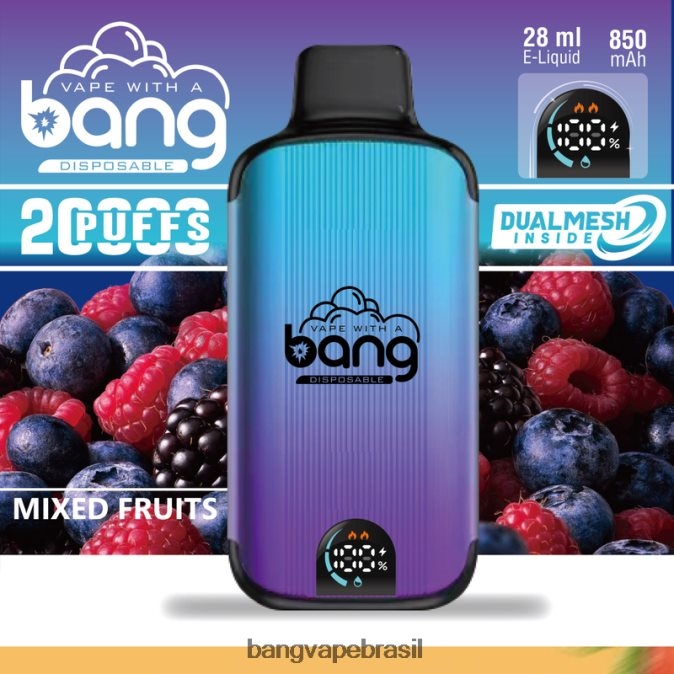 Bang Vape Digital Smart Screen 20.000 baforadas - 8BDZ023 Vape Gang Disposables descartável