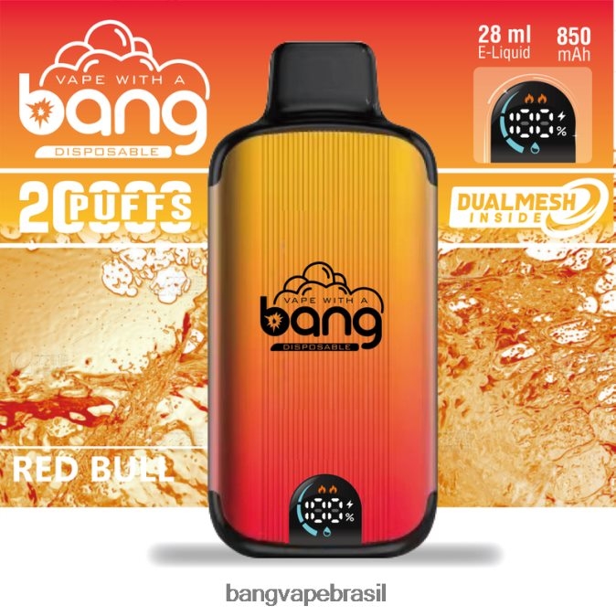 Bang Vape Digital Smart Screen 20.000 baforadas - 8BDZ023 Vape Gang Disposables descartável