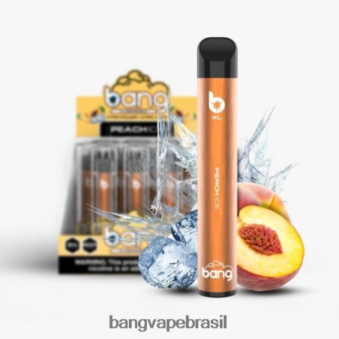 Bang Vape XL descartável - 8BDZ0233 Vape Gang Disposables gelo de pêssego