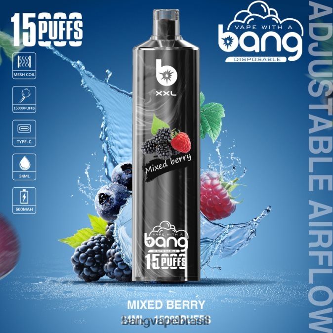 Bang Vape XXL 15.000 baforadas - 8BDZ022 Bang Vape Brasil descartável