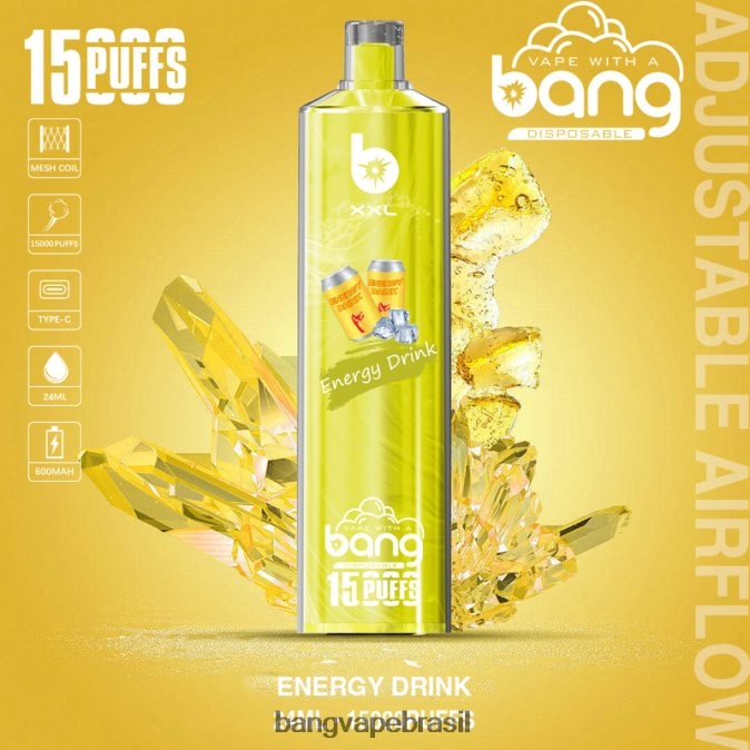 Bang Vape XXL 15.000 baforadas - 8BDZ022 Bang Vape Brasil descartável