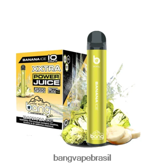 Bang Vape XXL 2.000 baforadas - 8BDZ0213 Vape Gang Disposables gelo de banana