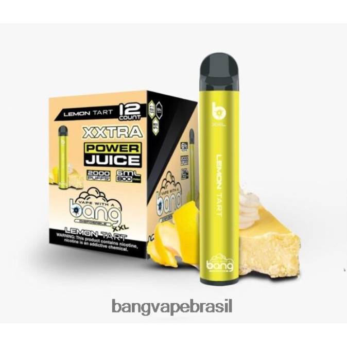 Bang Vape XXL 2.000 baforadas - 8BDZ0219 Bang Box Vape Flavors torta de limão